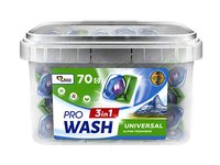 Капсули для прання  PRO WASH 70шт Універсал 4974_thumbnail