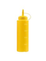 Бутилка пластик. з носиком 240мл жовта з рискою Н_thumbnail