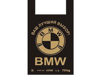 Пакет майка 43х75см 100шт чорний BMW_thumbnail