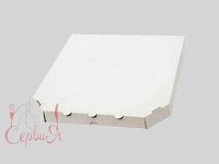 Коробка для піци біла 30х30х4см ПП 10929_thumbnail